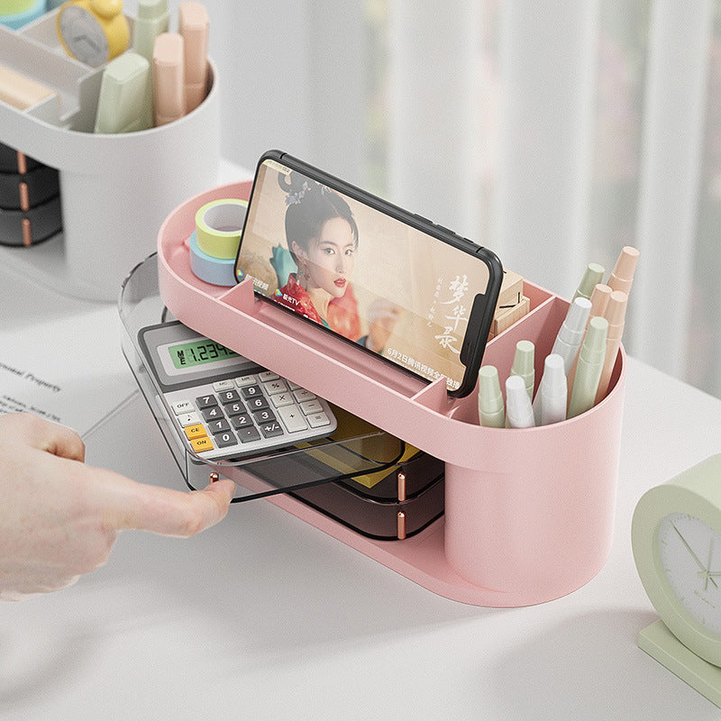 Multifunctional Rotating Desktop Storage Box Pi-Mart