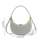 Small shoulder bag for women, PU small hobo bag, casual versatile shoulder underarm bag with crossbody strap - SJB-DIAMOND ELITES