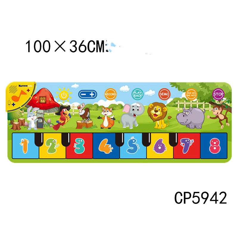 Children's Early Childhood Education Animal Piano Mat Multifunctional Music Blanket Toy Pi-Mart