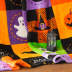 1pc Halloween Fleece Throw Blanket, Bat, Ghost Fall Plaid Blanket, Soft Fuzzy Plush For Couch Sofa Or Bed, Luxury Flannel Lap Blanket Lootquake LLC