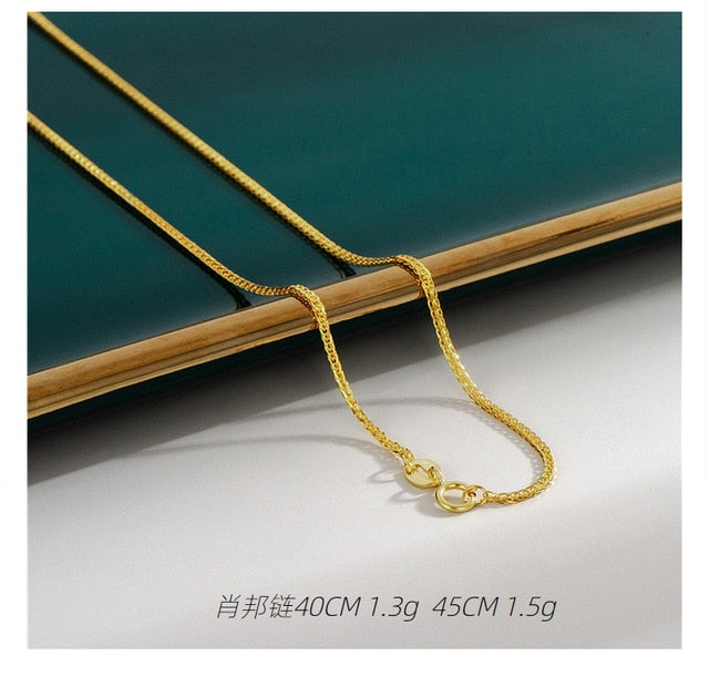 18K Gold Plated Necklaces Pi-Mart