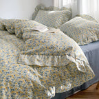 Broken Spring And Autumn Girl Bedding Sheet Quilt Cover Set Of Three Pi-Mart