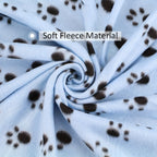 6 pack Cozy 24x28 Inch Paw Print Blanket for Dogs and Cats - Soft and Warm Bed Cover for Ultimate Comfort Christmas Gift Lootquake LLC