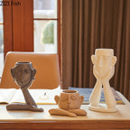 Abstract Figure Statue Vases - SJB-DIAMOND ELITES