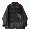 Original Children's Fun Embroidered Brushed Denim Jacket For Autumn Lootquake LLC