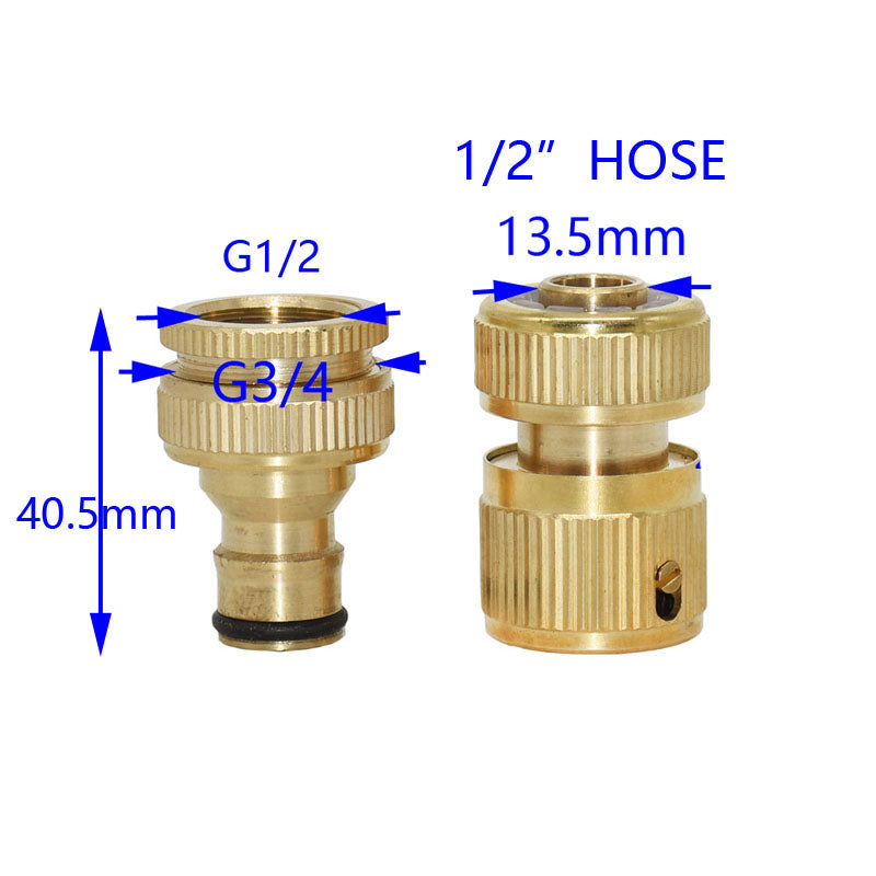 Garden Brass Hose Connector Pi-Mart