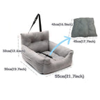 Pet Cathouse Doghouse Car Sofa Pet Bed Co-driving Seat Pi-Mart
