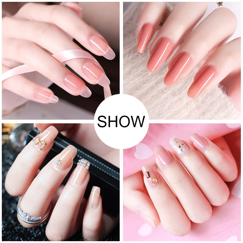 Poly nail Gel Kit With 54W UV Lamp Pi-Mart