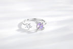 Sterling Silver Planet Love Couple Ring Offsite