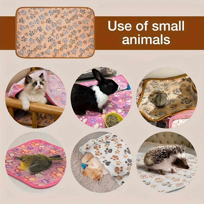 1pc Large Hamster Blanket, Small Animal Cage Liner, Pet Soft Sleeping Mat, Hamster Rabbit Blanket Lootquake LLC