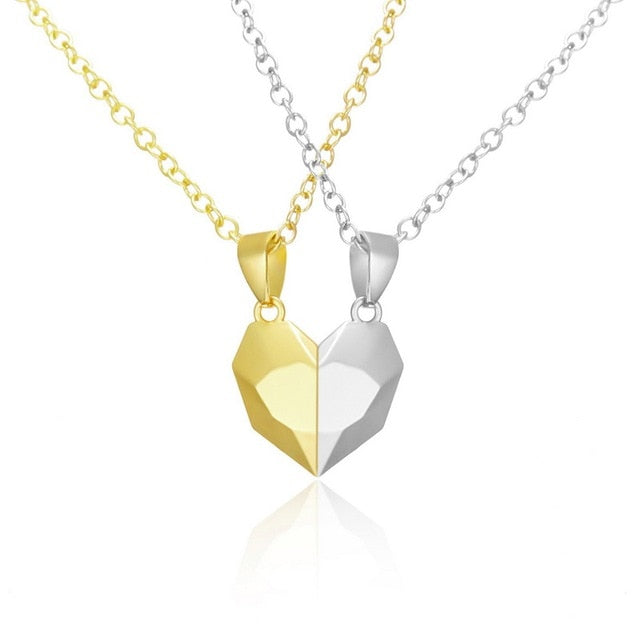 Korean Fashion Magnetic Couple Necklace Pi-Mart