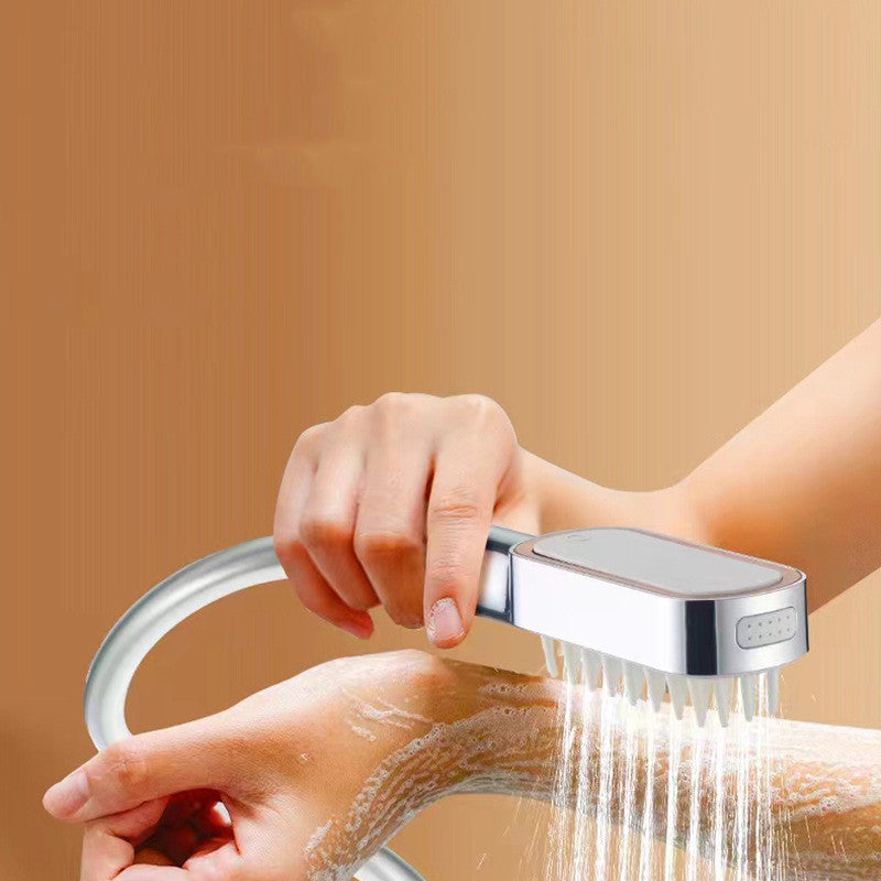 Shower Supercharged Shower Head With Bath Brush Pi-Mart