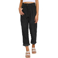 Women's High Waist Pure Color Corduroy Casual Pants Pi-Mart