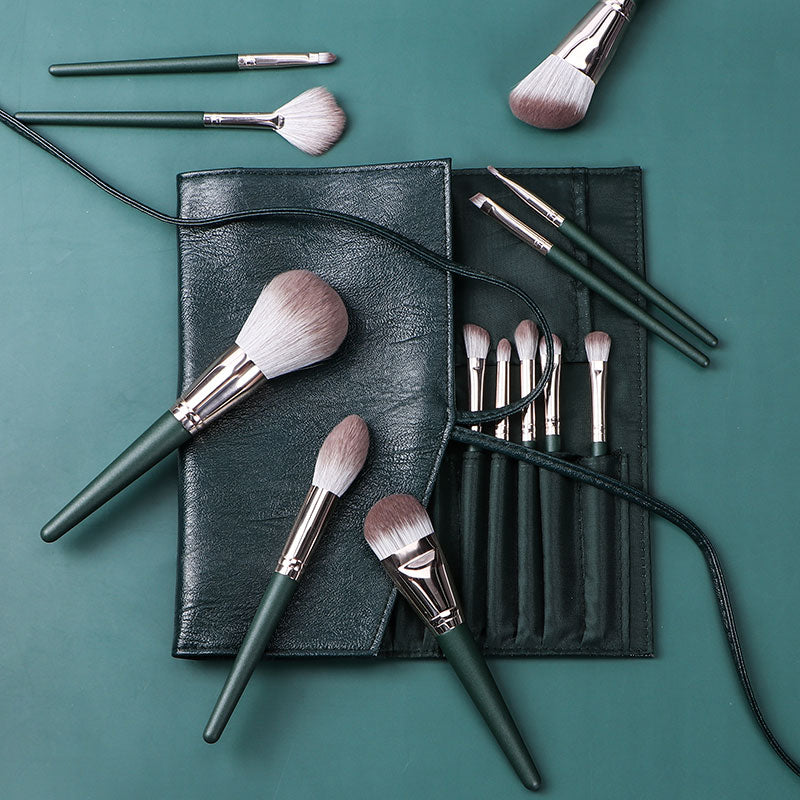 Retro Cosmetic Pen And Brush Storage Bag Pi-Mart