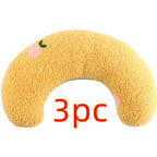 Little Pillow For Cats Fashion Neck Protector Deep Sleep Puppy U-Shaped Pillow Pets Pillow Kitten Headrest Dog Sleeping Pillow Pet Products Pi-Mart