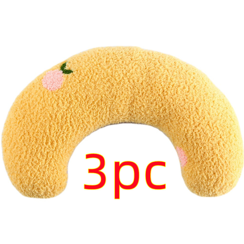 Little Pillow For Cats Fashion Neck Protector Deep Sleep Puppy U-Shaped Pillow Pets Pillow Kitten Headrest Dog Sleeping Pillow Pet Products Pi-Mart
