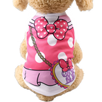 T-Shirt for Small Pet Supplies Cartoon Clothing Shirt Casual Puppy Dogs Soft Vests Summer Pet Dog Clothes