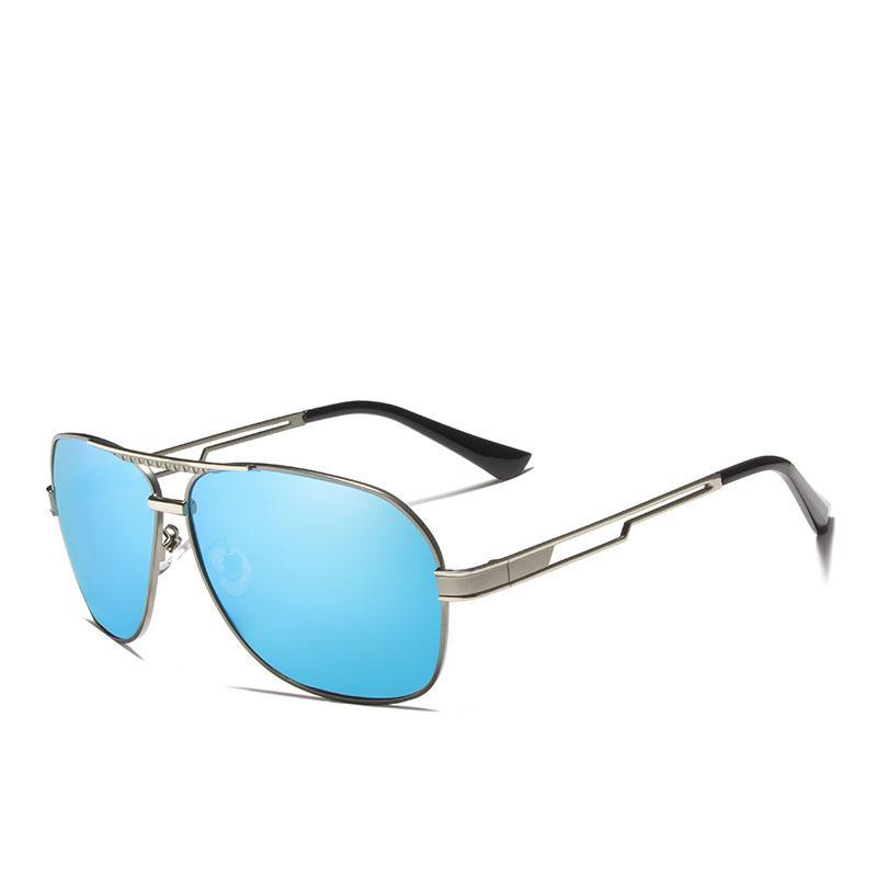 Luxury NEW Model Business  Men Square Polarized Sunglasses Male Eyewear Aviation Alloy Frame With UV400 Protection and High Quality Metal Frame - SJB-DIAMOND ELITES
