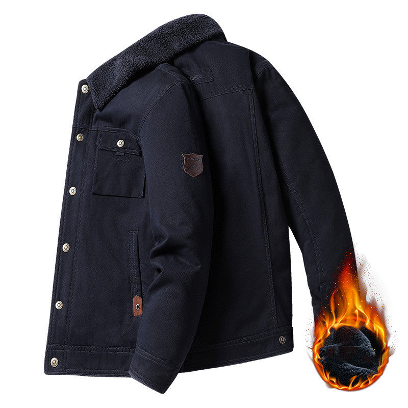 New Flying Casual Top Fashion Versatile Workwear Coat Male Pi-Mart