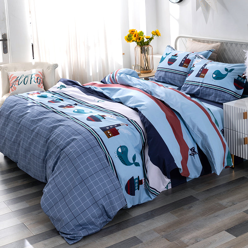 Corsair Four-piece Cotton Cartoon Bedding Pi-Mart