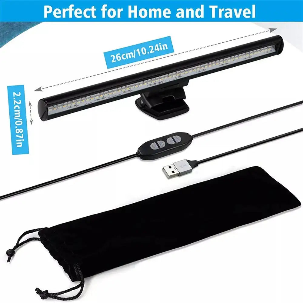Computer LED Light Bar With USB Connectivity, Eye-Caring Technology, And Adjustable Brightness For Monitors - SJB-DIAMOND ELITES