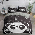 3D Cartoon Animation Bear Bedding Quilt Cover Digital Three-piece Set Pi-Mart