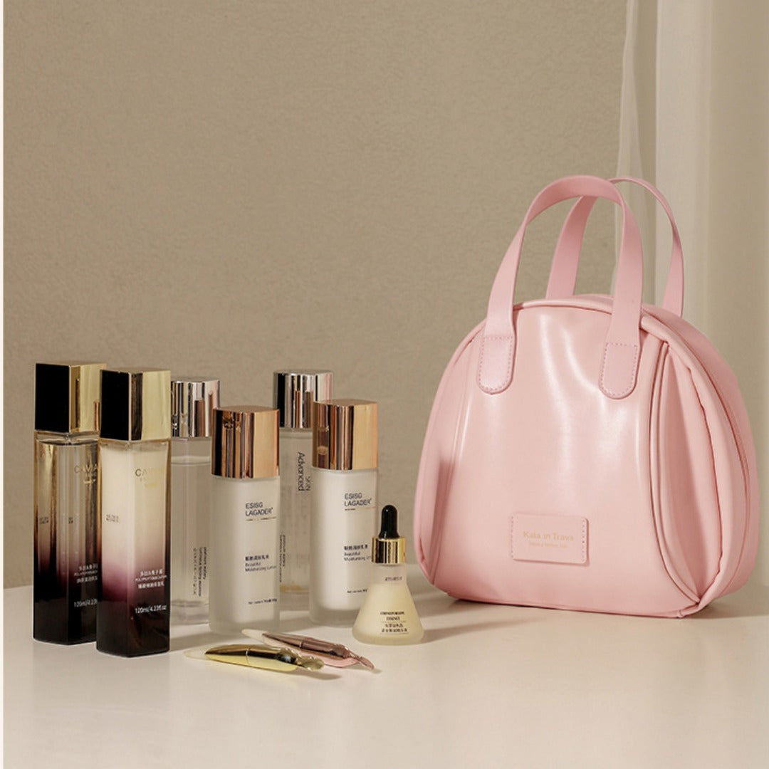 Tote makeup bag, waterproof cosmetic bag, skin care product storage bag, travel portable large-capacity toilet bag, makeup bag organizer, - SJB-DIAMOND ELITES