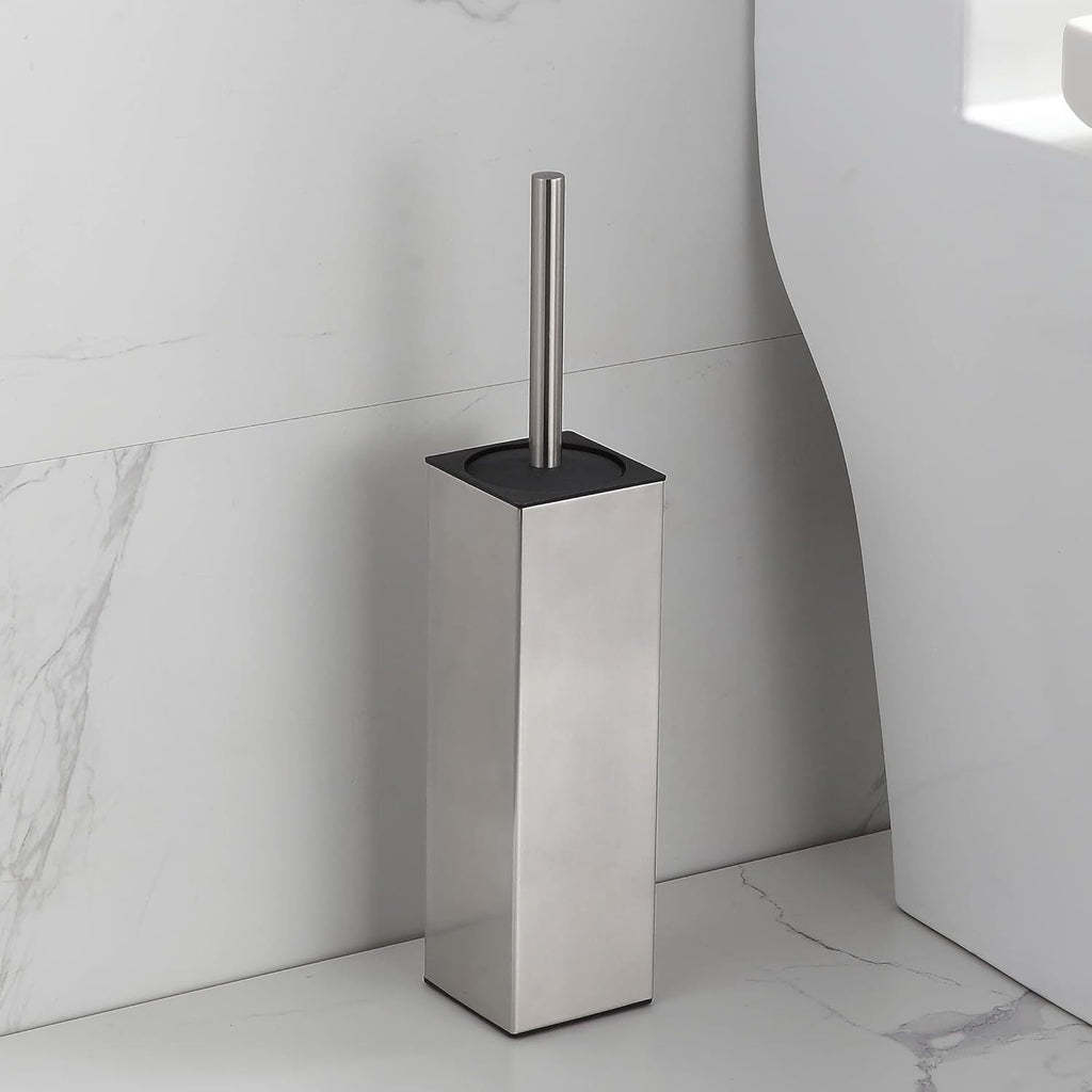 Stainless Steel Floor Toilet Brush Toilet Cleaning Brush Suit Pi-Mart