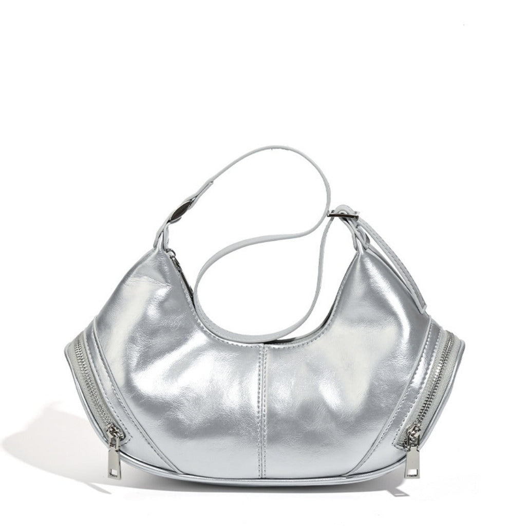 Stylish vintage zip pocket locomotive bag, shoulder bag, hobo bag casual, underarm bag - SJB-DIAMOND ELITES