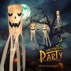 Halloween decorative hair dryer flag pendant ghost festival atmosphere luminous ghost hair dryer outdoor tree hanging supplies hanging ghost - SJB-DIAMOND ELITES
