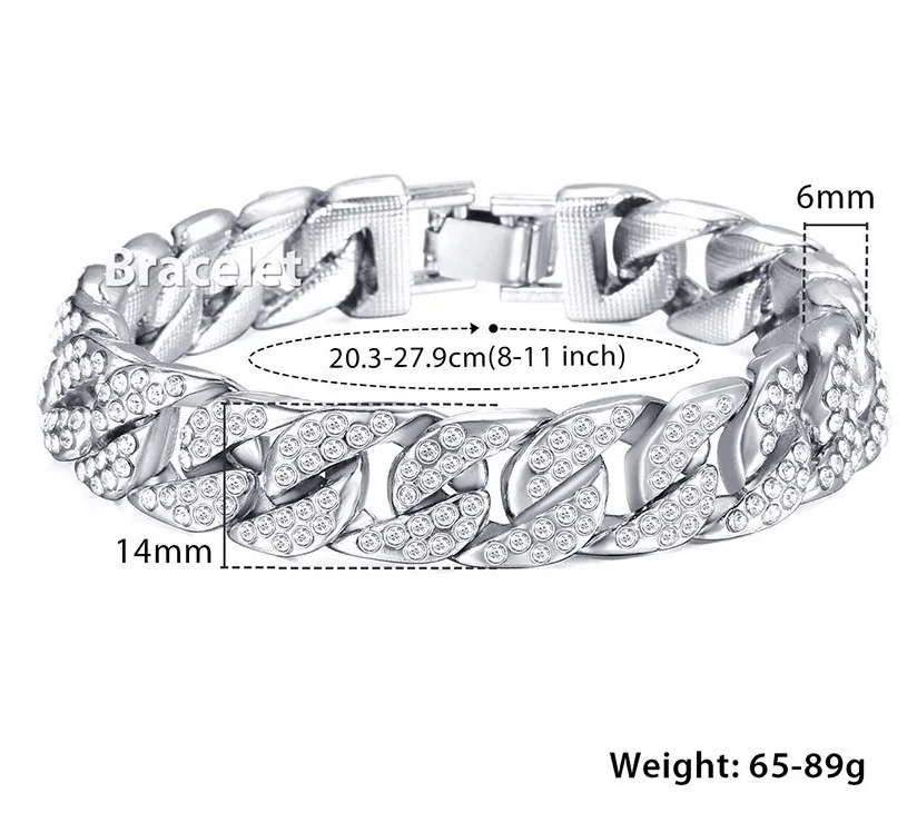 Cuban Chain Bracelet Pi-Mart