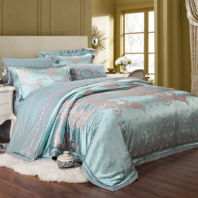 Four-piece Bed Full Cotton 1.5m1.8m Linen And Duvet Cover Pi-Mart
