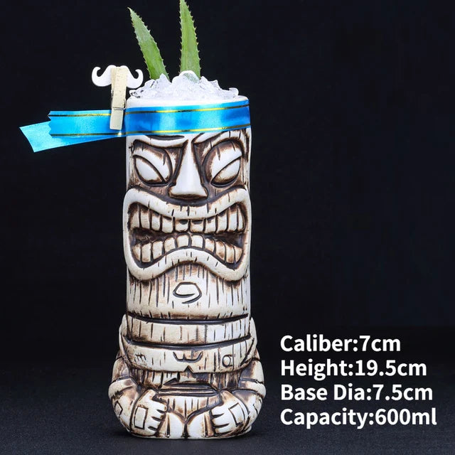 Hawaii Ceramic Tiki Mugs Pi-Mart