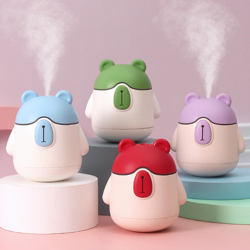 New Mini Small Desktop Han Female Bear Humidifier Cute Pet Cartoon Cute Pi-Mart