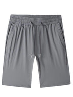 Men's Plus Size Drawstring Shorts with Pockets