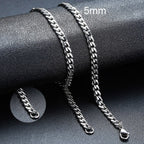 Twisted Rope Figaro Necklaces Pi-Mart