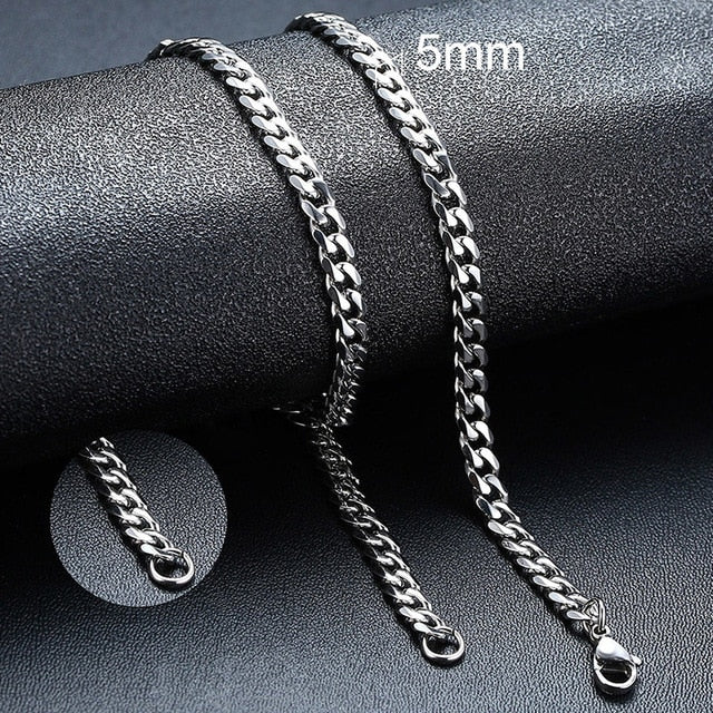 Twisted Rope Figaro Necklaces Pi-Mart