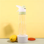 Spray Water Bottle For Girls Outdoor Sport Fitness Water Cup Large Capacity Spray Bottle Drinkware Travel Bottles Kitchen Gadgets Pi-Mart