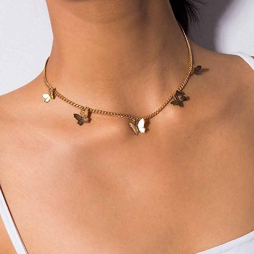 Pendant Butterfly Necklace - SJB-DIAMOND ELITES