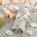 2 Layers Muslin Blanket, Bamboo Cotton Muslin Blanket For Home And Travel Use Halloween, Christmas Gift Lootquake LLC