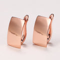 Earrings Rectangular Earrings Rose Gold Ear Clip Pi-Mart