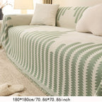 1pc Soft Chenille Sofa Protector - All-Season Universal Fit, Anti-Cat Scratch, Stain-Resistant, Plush Throw Blanket, Living Room and Bedroom Decor Essential - Easy Care, Machine Washable, and Durable Lootquake LLC