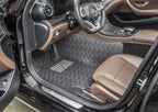 Fully Surrounded Car Leather Floor Mat Pad All Weather Protection Pi-Mart