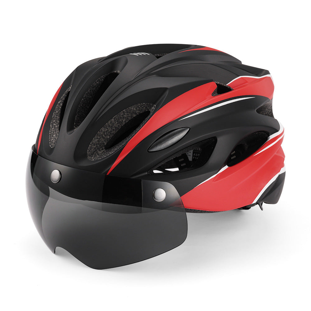 Bicycle Riding Protective Helmet Belt Goggles Lootquake LLC