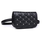 Rivet Women's Small Fanny Pack – Fashionable Casual Waist Bag for Travel, Sports, Holiday, Running, and Beach – Compact, Stylish, and Functional - SJB-DIAMOND ELITES