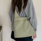 Soft large capacity hobo bag, women's summer work shoulder bag, underarm bag, casual commuter tote bag - SJB-DIAMOND ELITES