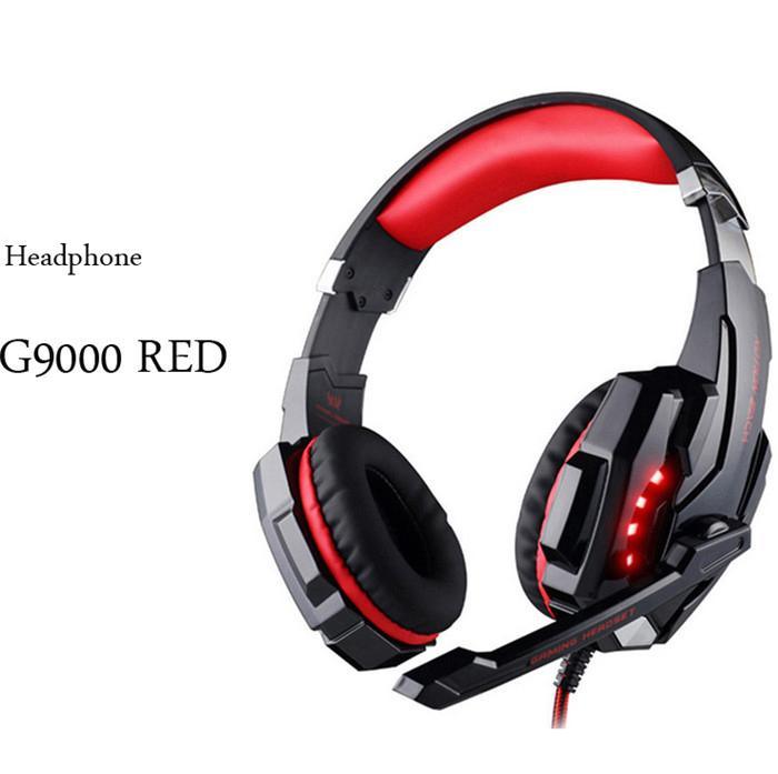 NEW STEVVEX Modern G2000 G9000 Gaming Headsets Big Headphones with Light Mic Stereo Earphones Deep Bass for PC Computer, Laptop and Gaming - SJB-DIAMOND ELITES
