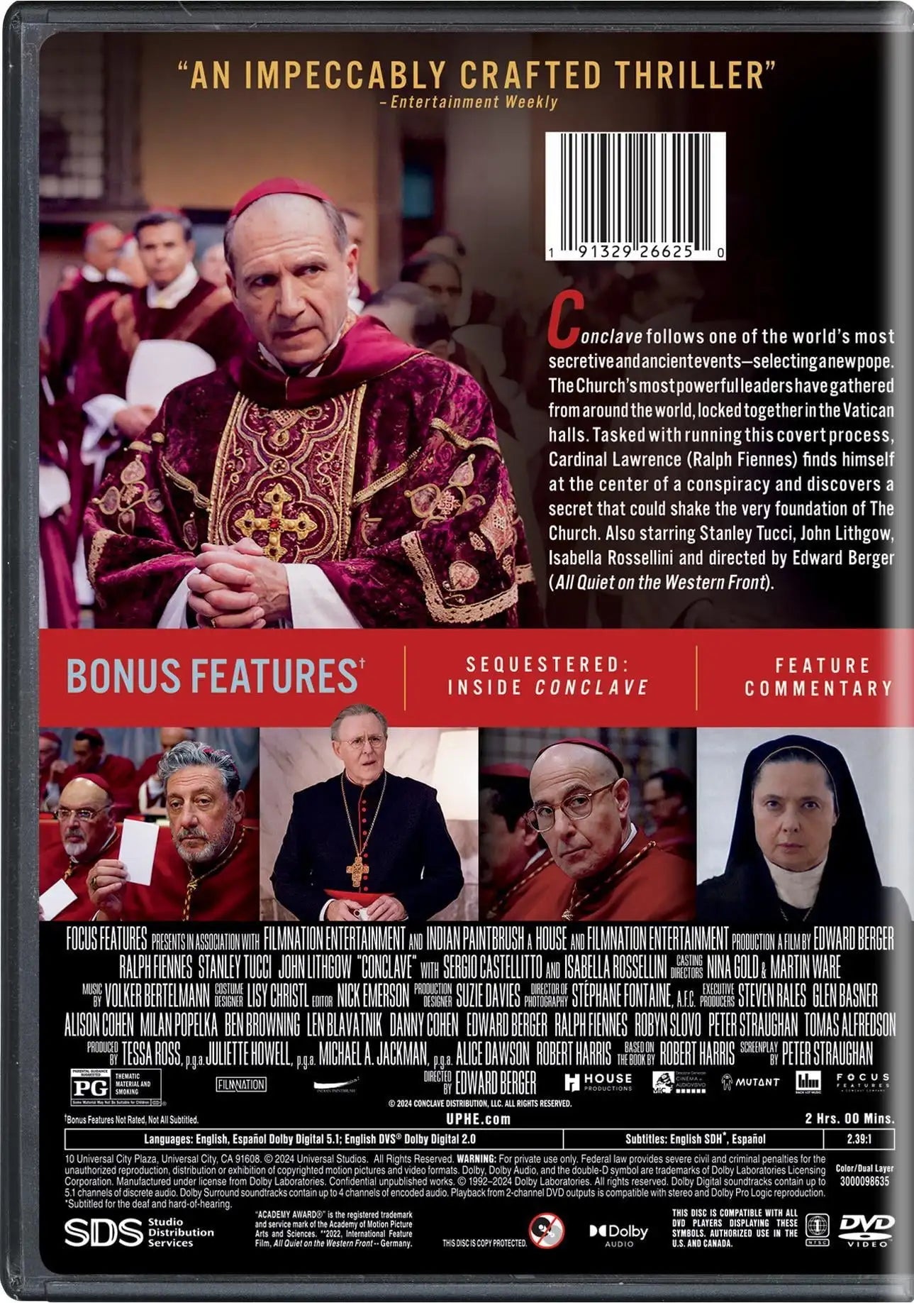 Conclave (DVD), Thriller, Universal