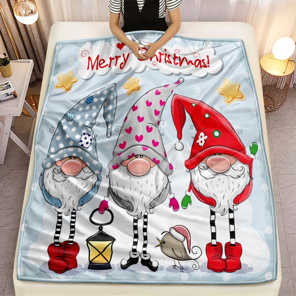 1pc Christmas Throw Blanket, Christmas Party Decorations Blanket, New Year Gift Bed Blanket, Christmas Gift For Couch Bed Sofa Office Camping