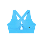 Loki & Ivy Women's Twist Front V-Neck Sports Bra